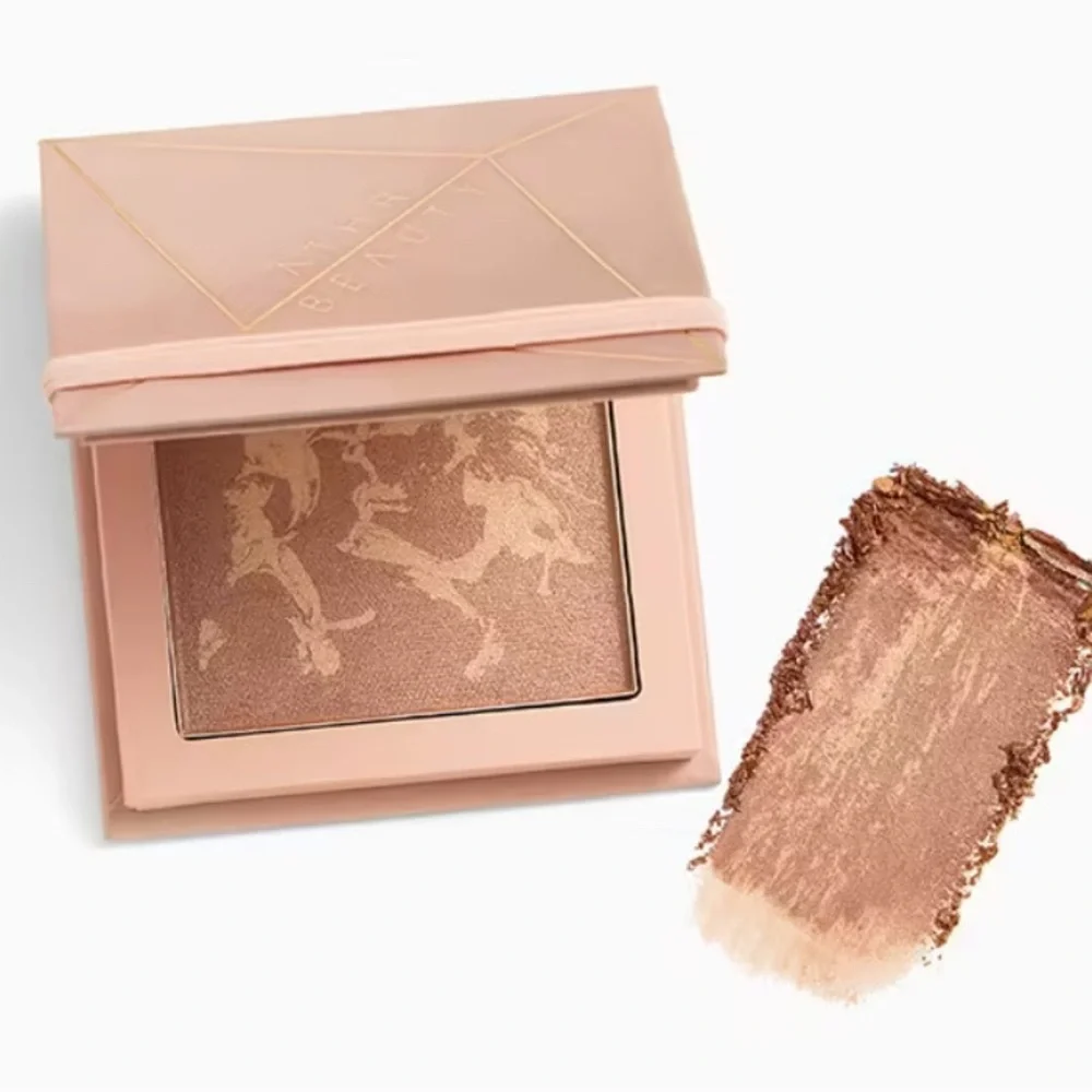 TYS BEAUTY Lip Crayon Liner & ĀTHR BEAUTY Diffused Reflections Bronzing Powder